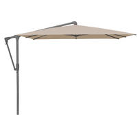 AMPELSCHIRM 270x270 cm Hellbraun  - Hellbraun/Anthrazit, Basics, Textil/Metall (270/270cm) - Glatz