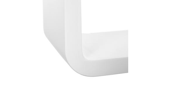 WANDBOARD Weiß  - Weiß, Basics, Holzwerkstoff (80/17/25cm) - Xora
