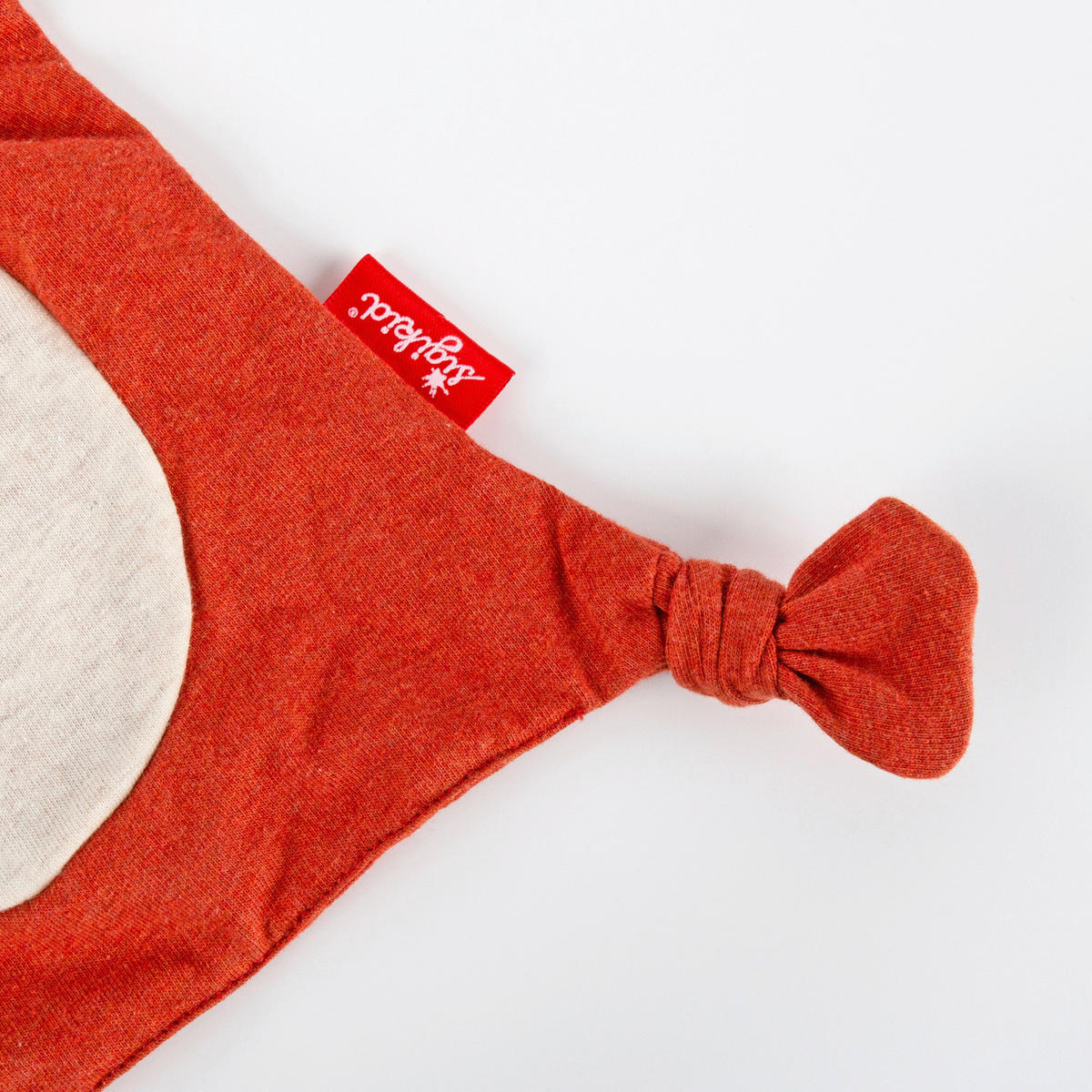 SCHMUSETUCH - Dunkelorange/Weiß, Basics, Textil (22/26/11cm) - Sigikid