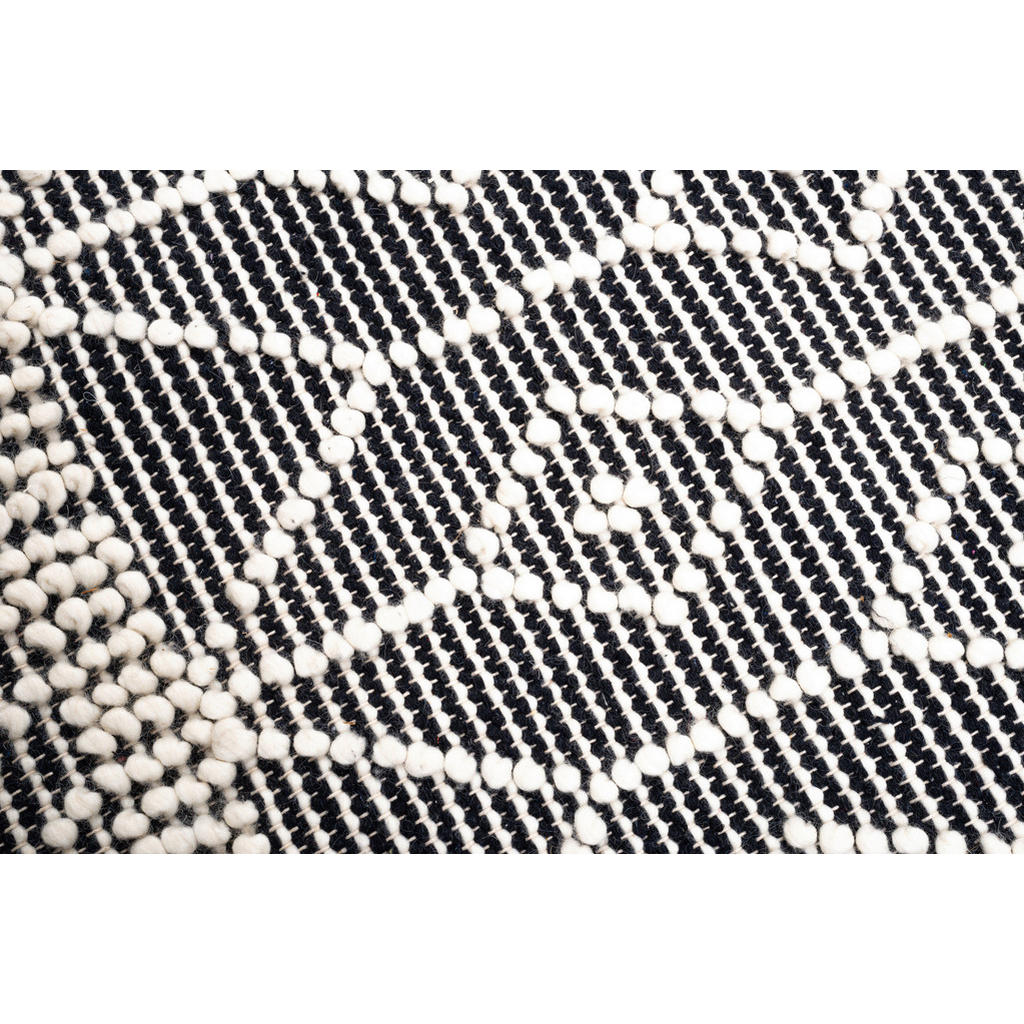 Thumbnail - Tom Tailor Handwebteppich Colored Macrame two, Creme, Grau, Textil, Boho, rechteckig, 190x290 cm, für Fußbodenheizung ge...