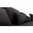 ECKSOFA Graphitfarben Chenille  - Graphitfarben/Grau, KONVENTIONELL, Kunststoff/Textil (293/205cm) - Carryhome