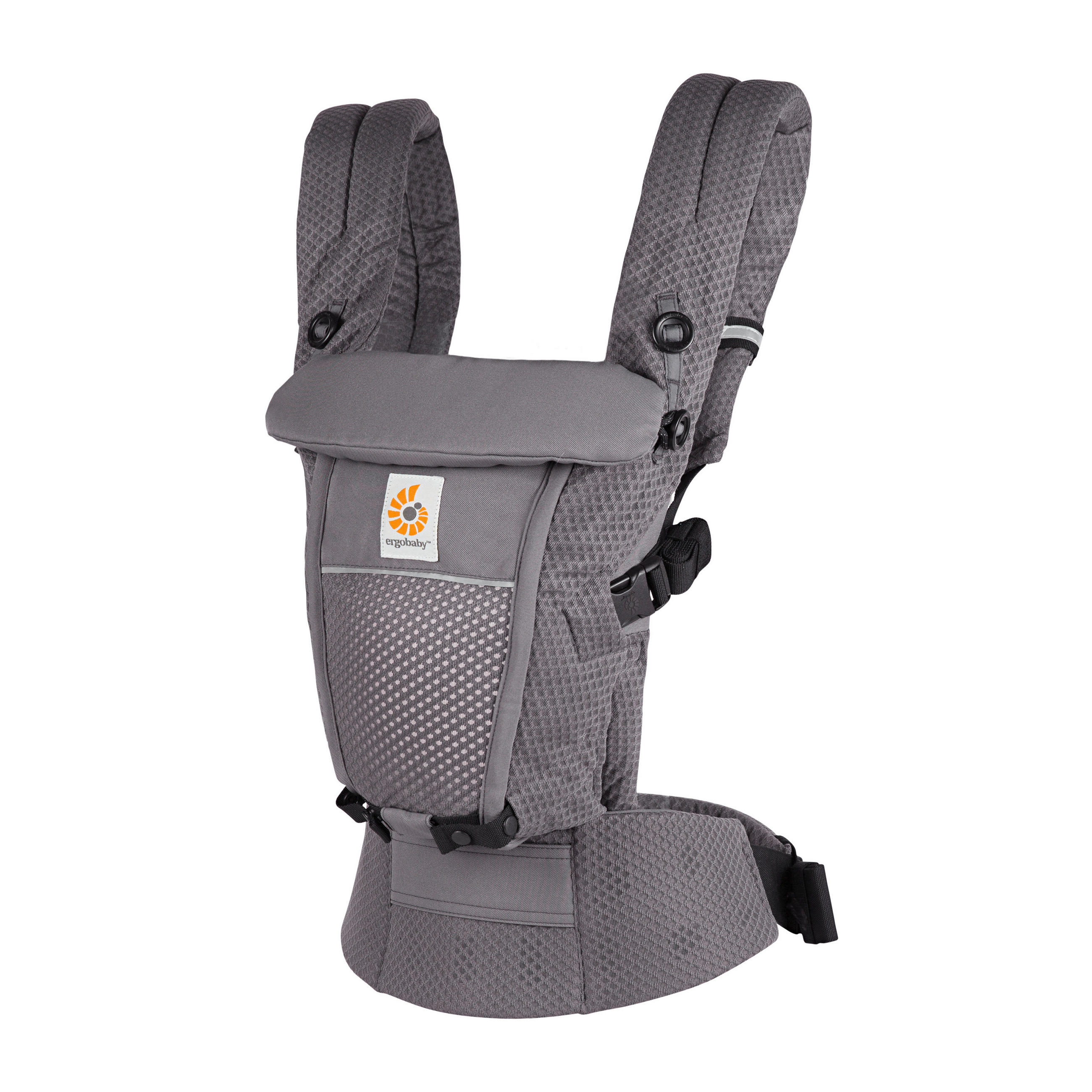 BABYTRAGE Adapt Soft Flex Mesh  - Graphitfarben, Basics, Textil (26,8/17/17cm) - Ergo Baby