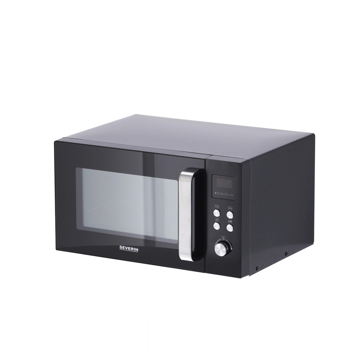 MIKROWELLE  - Schwarz, Basics, Metall (48,3/28,1/45cm) - Severin