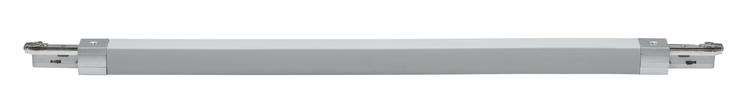 SCHIENENSYSTEM-VERBINDER - Chromfarben, Design, Kunststoff (44/1,8/1,8cm) - Paulmann