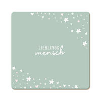 UNTERSETZER Holzwerkstoff  - Holzwerkstoff (9,5/9,5cm)