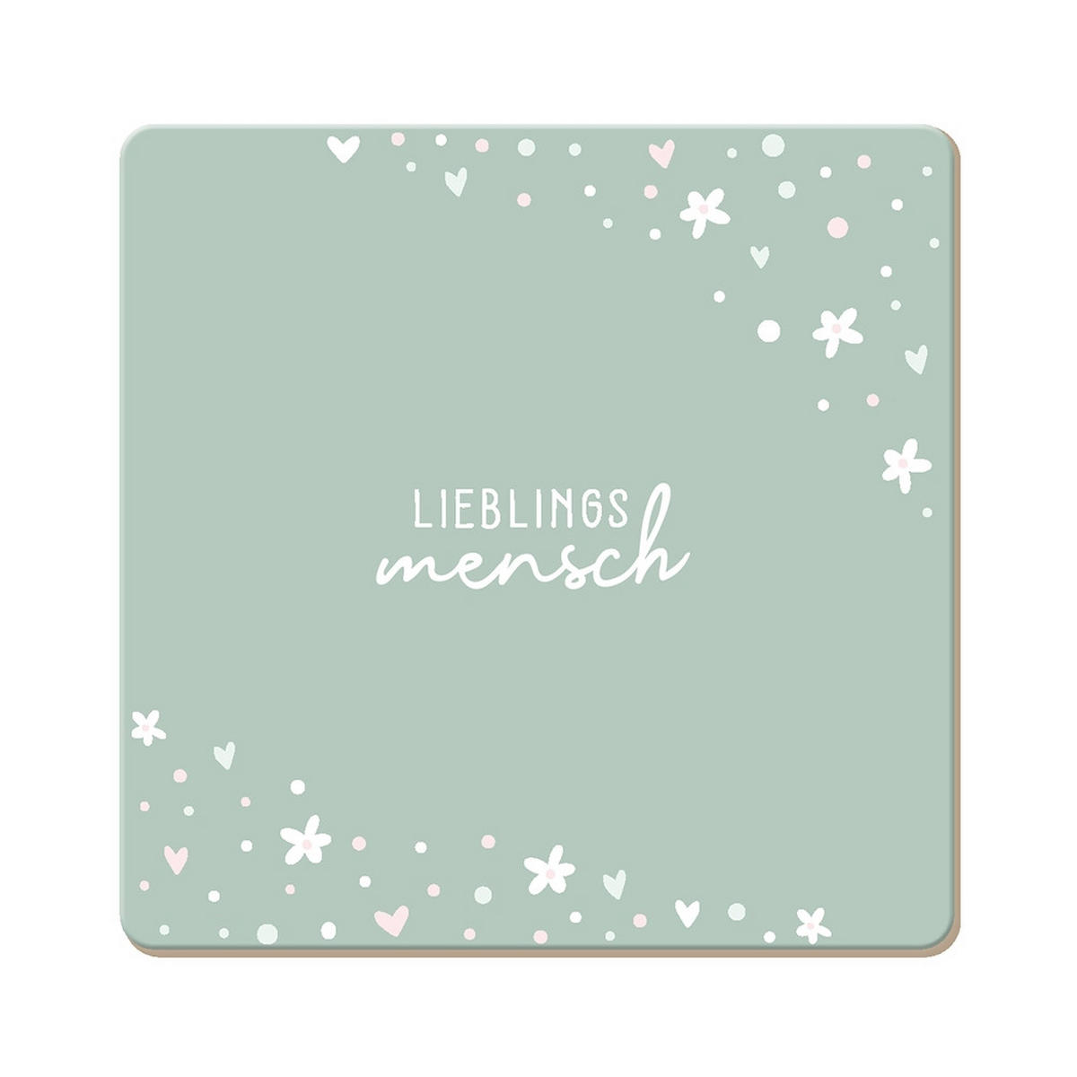 UNTERSETZER Holzwerkstoff  - Holzwerkstoff (9,5/9,5cm)