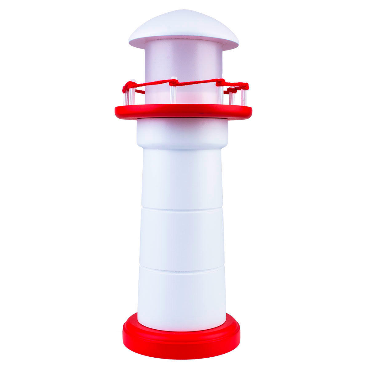 KINDERTISCHLEUCHTE 12,5/31 cm   - Rot/Weiß, Basics, Holz/Kunststoff (12,5/31cm)