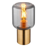 TISCHLEUCHTE - Messingfarben, Design, Glas/Metall (13/24cm) - Globo