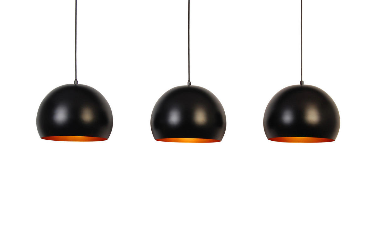 HÄNGELEUCHTE 120/30/150 cm   - Goldfarben/Schwarz, Trend, Metall (120/30/150cm) - Novel
