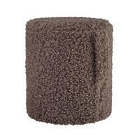 HOCKER Teddy Teddystoff Mokka  - Mokka, KONVENTIONELL, Textil (35/40cm) - Blomus