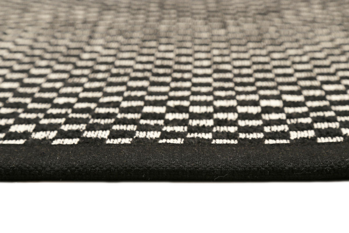 HANDWEBTEPPICH 140/200 cm Paulsen Schwarz  - Schwarz, Trend, Textil (140/200cm) - Esprit