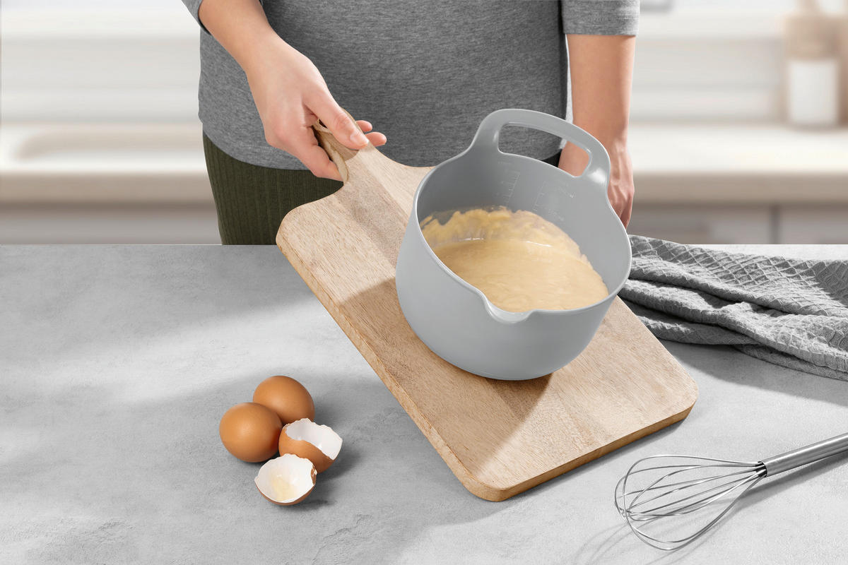 SCHÜSSELSET GOURMETmaxx 4-teilig  - Grau, Basics, Kunststoff (21/15/21cm) - GOURMETMAXX