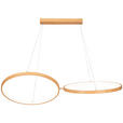LED-HÄNGELEUCHTE 106/53/120 cm  - Naturfarben, Trend, Kunststoff/Metall (106/53/120cm) - Novel