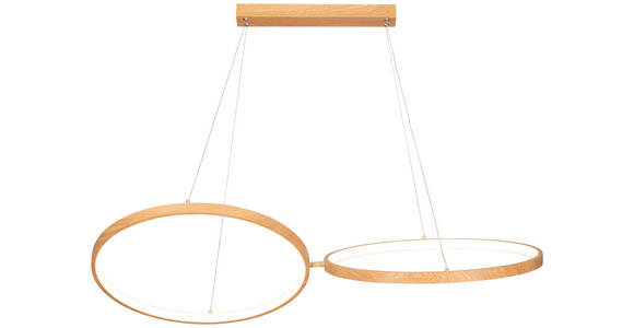 LED-HÄNGELEUCHTE 106/53/120 cm - Naturfarben, Trend, Kunststoff/Metall (106/53/120cm) - Novel