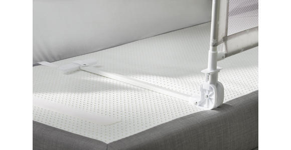 BETTSCHUTZGITTER 135/60 cm - Grau, Basics, Kunststoff/Metall (135/60cm) - My Baby Lou