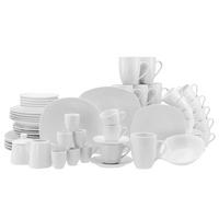 KOMPLETT SERVIS Square 62 delar  - vit, Trend, keramik - Creatable