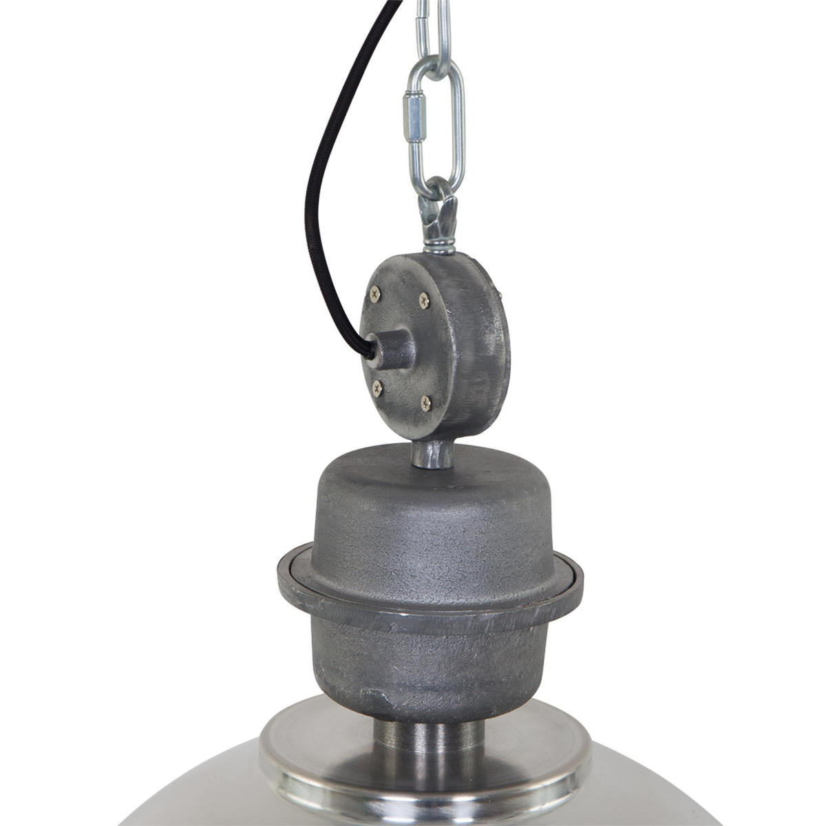 PENDELLEUCHTE  42/145/42 cm   - Silberfarben, Trend, Glas/Metall (42/145/42cm)