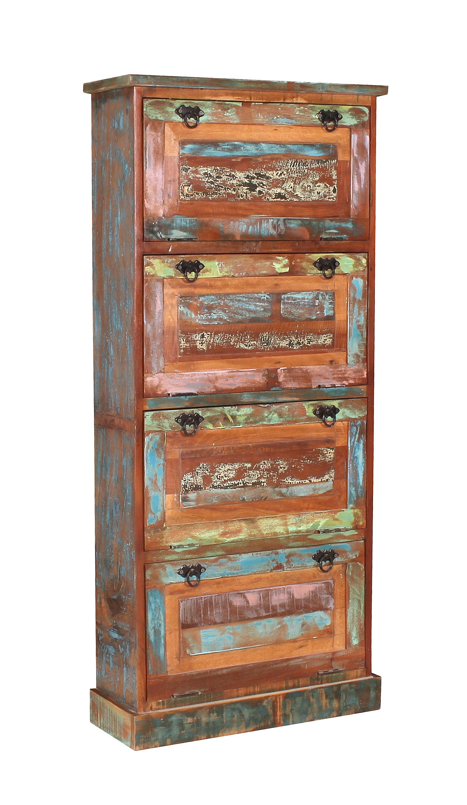 Mid.you Schuhschrank Mehrfarbig 65x145x25 cm