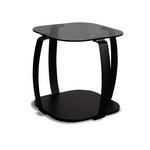 COUCHTISCH Sicherheitsglas 45/45/50 cm quadratisch Schwarz  - Schwarz, Design, Glas/Metall (45/45/50cm) - Xora
