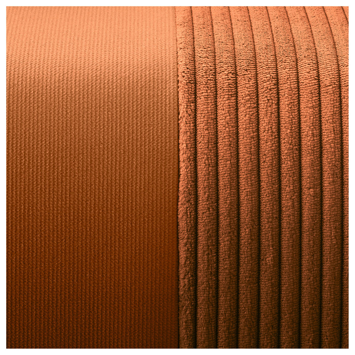 SCHLAFSOFA in Cord, Velours Rostfarben  - Rostfarben/Buchefarben, KONVENTIONELL, Holz/Textil (191/92/89cm) - Carryhome