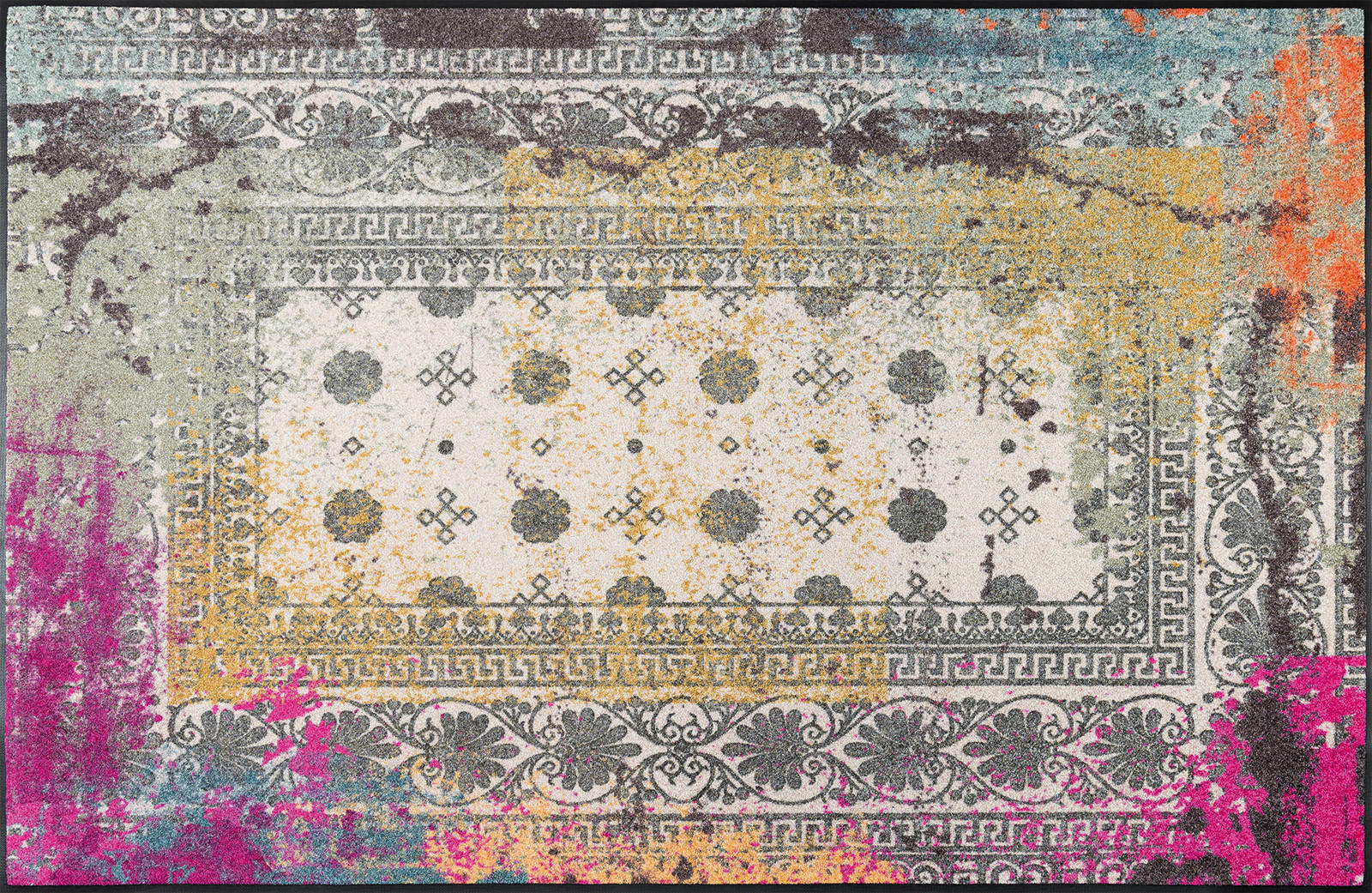 COVOR VINTAGE Taza Pink  - multicolor, Konventionell, plastic/textil (115/175cm) - wash+dry