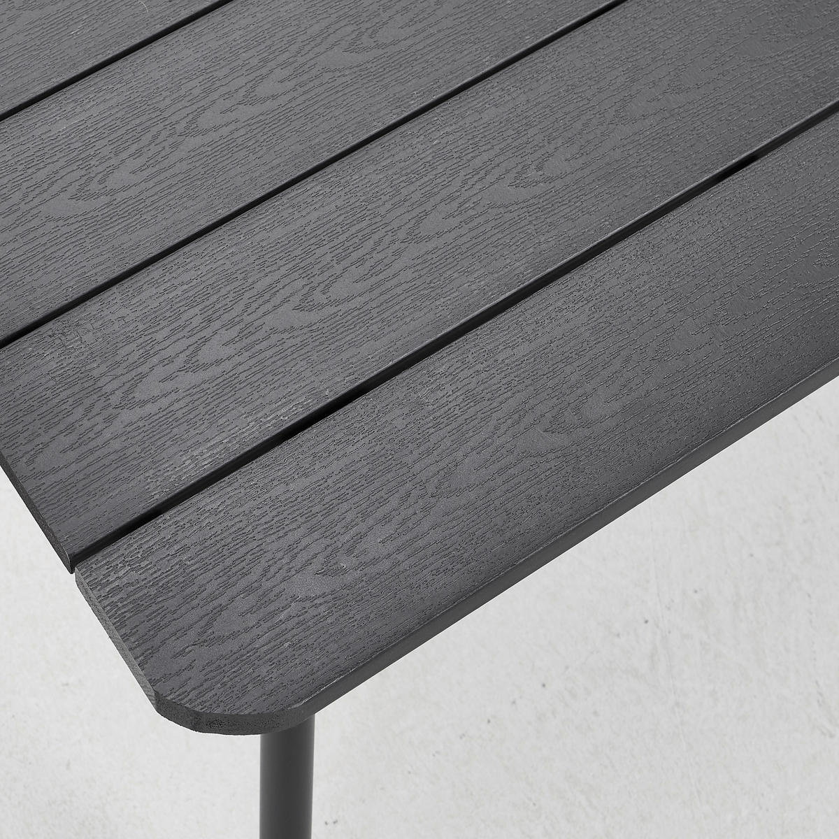 LOUNGEGARNITUR Stahl  - Schwarz/Grau, MODERN, Kunststoff/Textil (210/72/210cm) - Ambia Garden