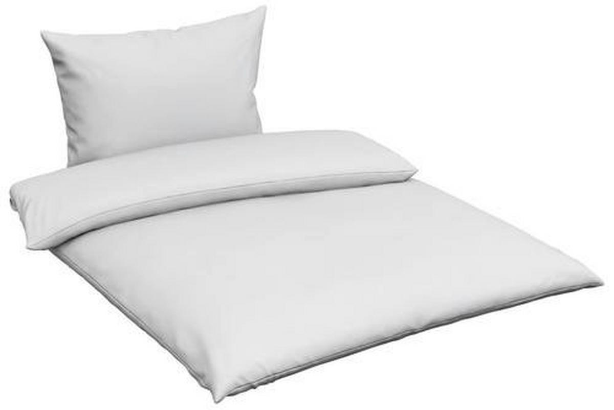 POSTELJINA MANCHESTER 140/200 cm saten bela  - bela, Osnovno, tekstil (140/200cm) - Novel