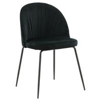 STOLSET 2 styck stål  - svart, Design, metall/textil (49/79.5/50cm) - Livetastic