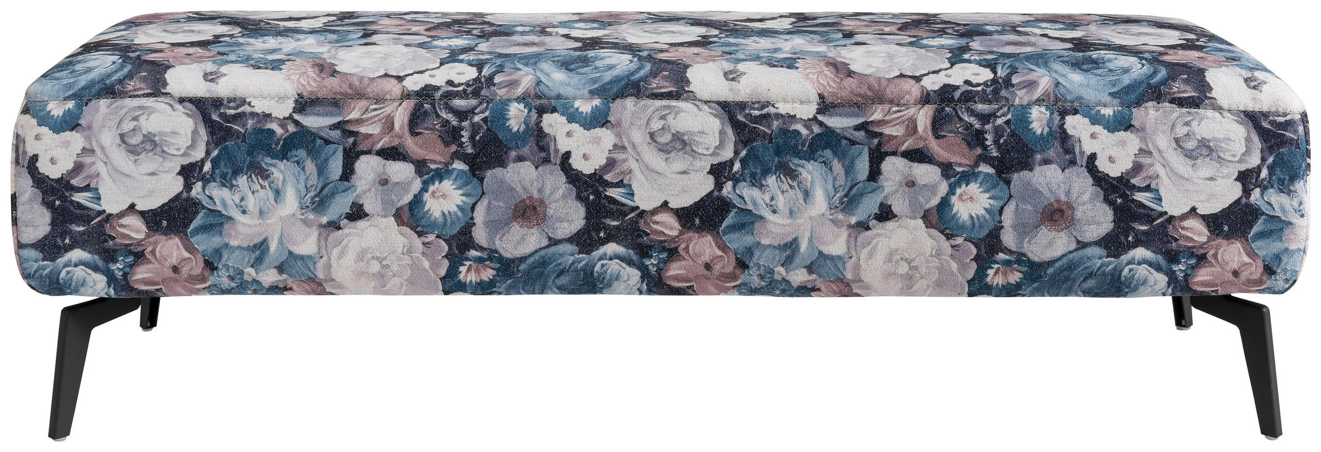 BETTBANK Flachgewebe Petrol, Multicolor  - Petrol/Multicolor, KONVENTIONELL, Textil/Metall (157/47/53cm) - Beldomo - Sleep