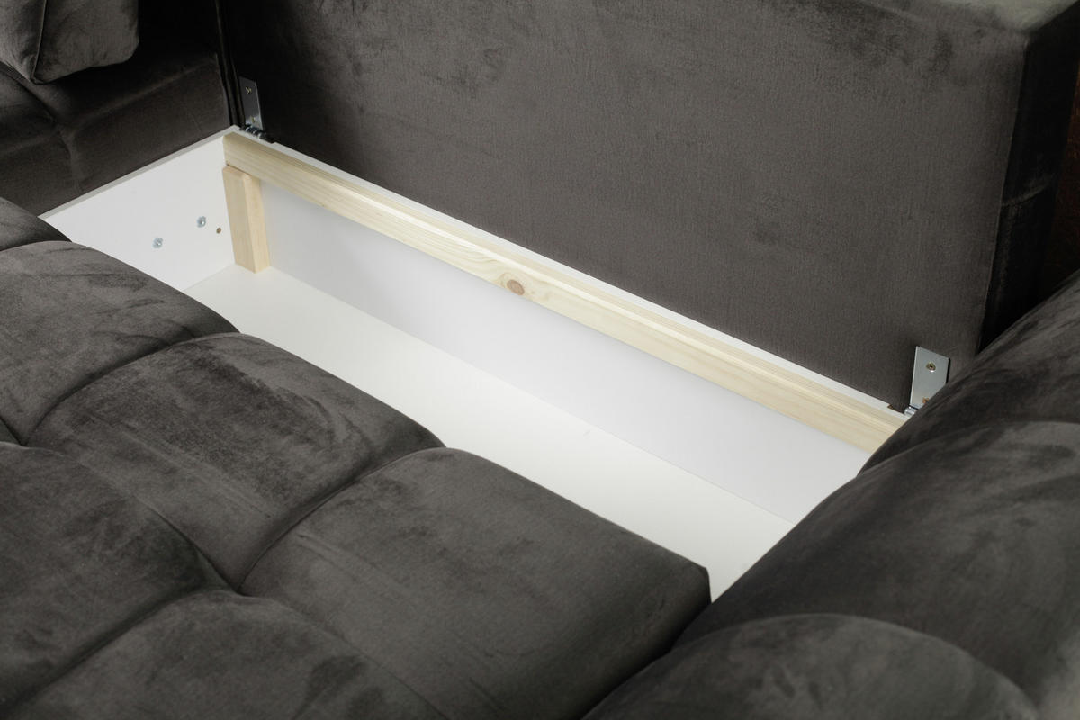 SOFFA i lerfärgad  - lerfärgad/kromfärg, Design, metall/trä (192/76-95/290cm) - Best Price
