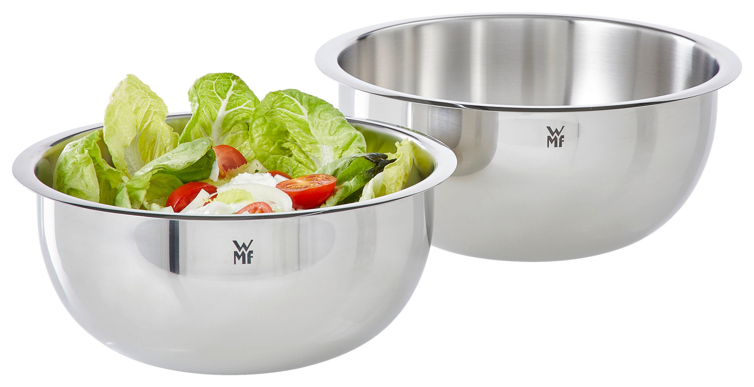 SCHÜSSELSET Gourmet 2-teilig  - Silberfarben, Design, Metall - WMF