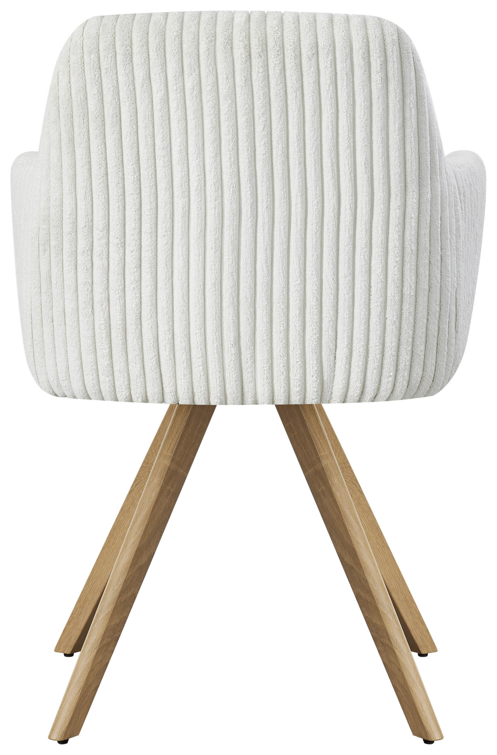 ARMLEHNSTUHL  in Eisen Cord  - Eichefarben/Beige, MODERN, Holz/Textil (56/88/60cm) - MID.YOU