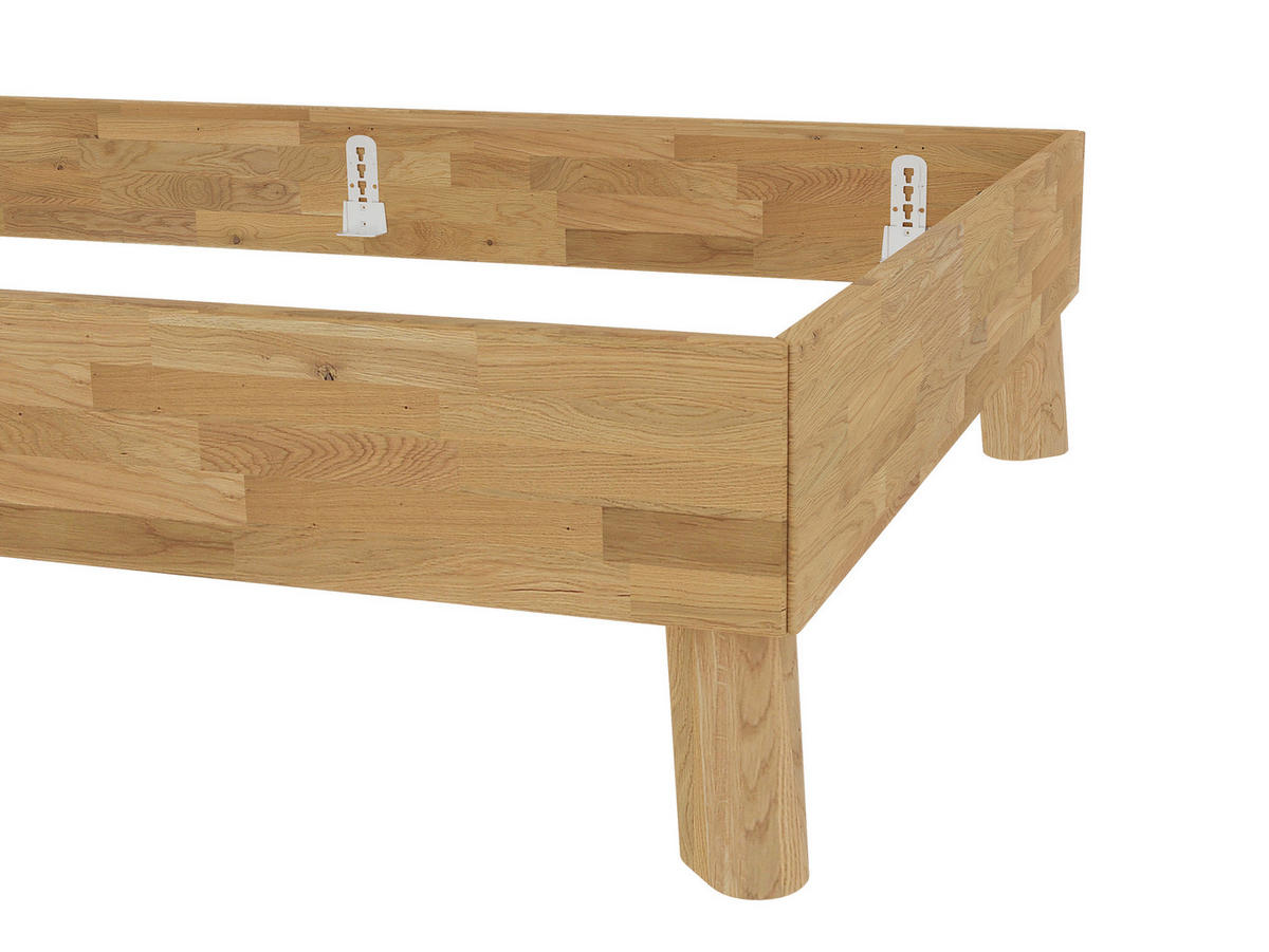 BETT 140/200 cm  in Naturfarben  - Naturfarben, MODERN, Holz (140/200cm) - MID.YOU