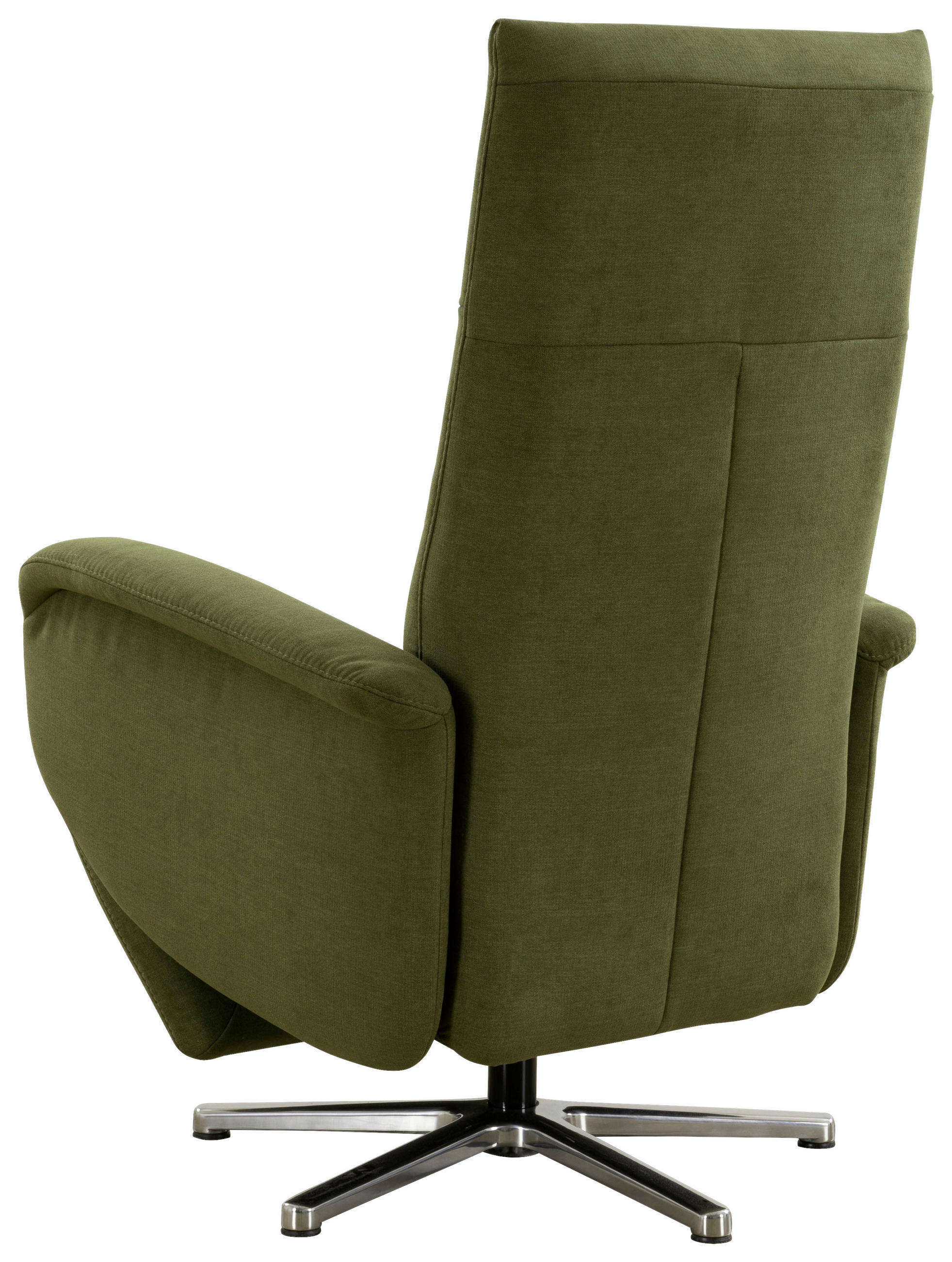 DREHSTUHL Flachgewebe Olivgrün  - Chromfarben/Olivgrün, KONVENTIONELL, Textil/Metall (75/112/82cm) - Sit & More