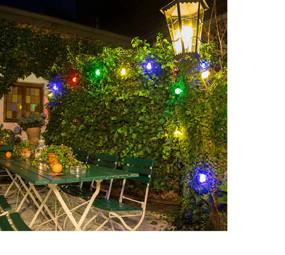 SVJETLOSNA GIRLANDA  - višebojno/crna, Basics, plastika (1450cm)