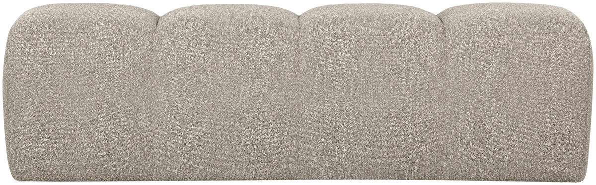 SITZBANK 164/49/45 cm Bouclé Beige  - Beige, Design, Textil (164/49/45cm) - Livetastic
