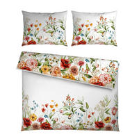 POSTELJINA SA DVA LICA 200/200 cm saten bela  - bela, Osnovno, tekstil (200/200cm) - Esposa