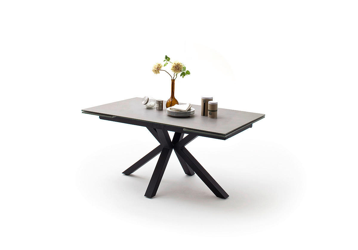 Ausziehtisch Nagano 160 160-240x76x90 cm Hellgrau