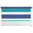 DUOROLLO halbtransparent 140/160 cm - Blau/Weiß, Basics, Textil (140/160cm) DUOROLLO halbtransparent 140/160 cm - Blau/Weiß, Basics, Textil (140/160cm)
