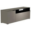 LOWBOARD Grau, Schwarz  160/58/45 cm  - Schwarz/Grau, Design, Glas/Holzwerkstoff (160/58/45cm) - Moderano