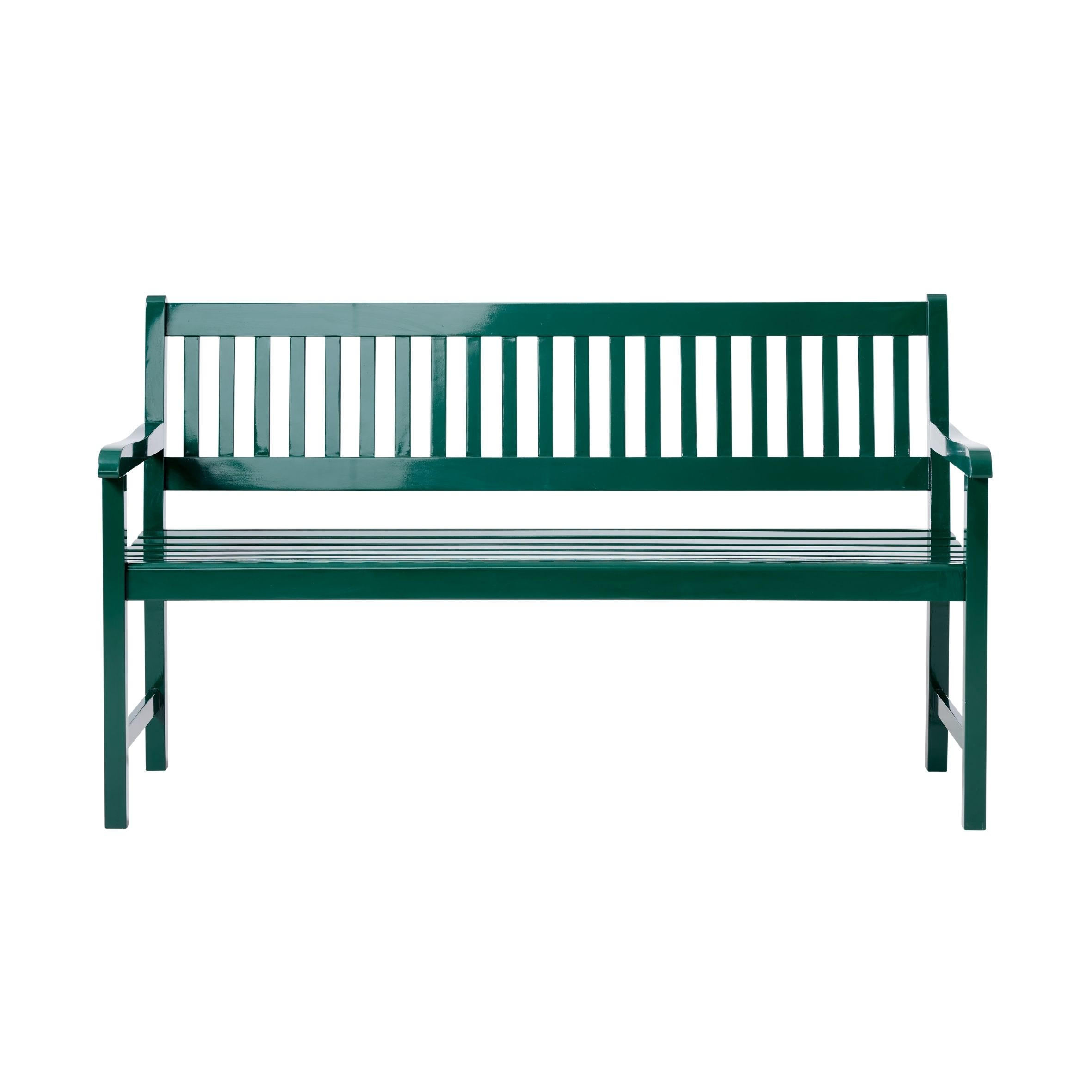 GARTENBANK in Grün  - Grün, Natur, Holz (150/89/59cm) - Gardenson