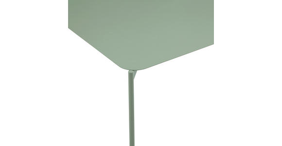 COUCHTISCH 60/60/40 cm quadratisch Grün  - Grün, Design, Metall (60/60/40cm) - Carryhome
