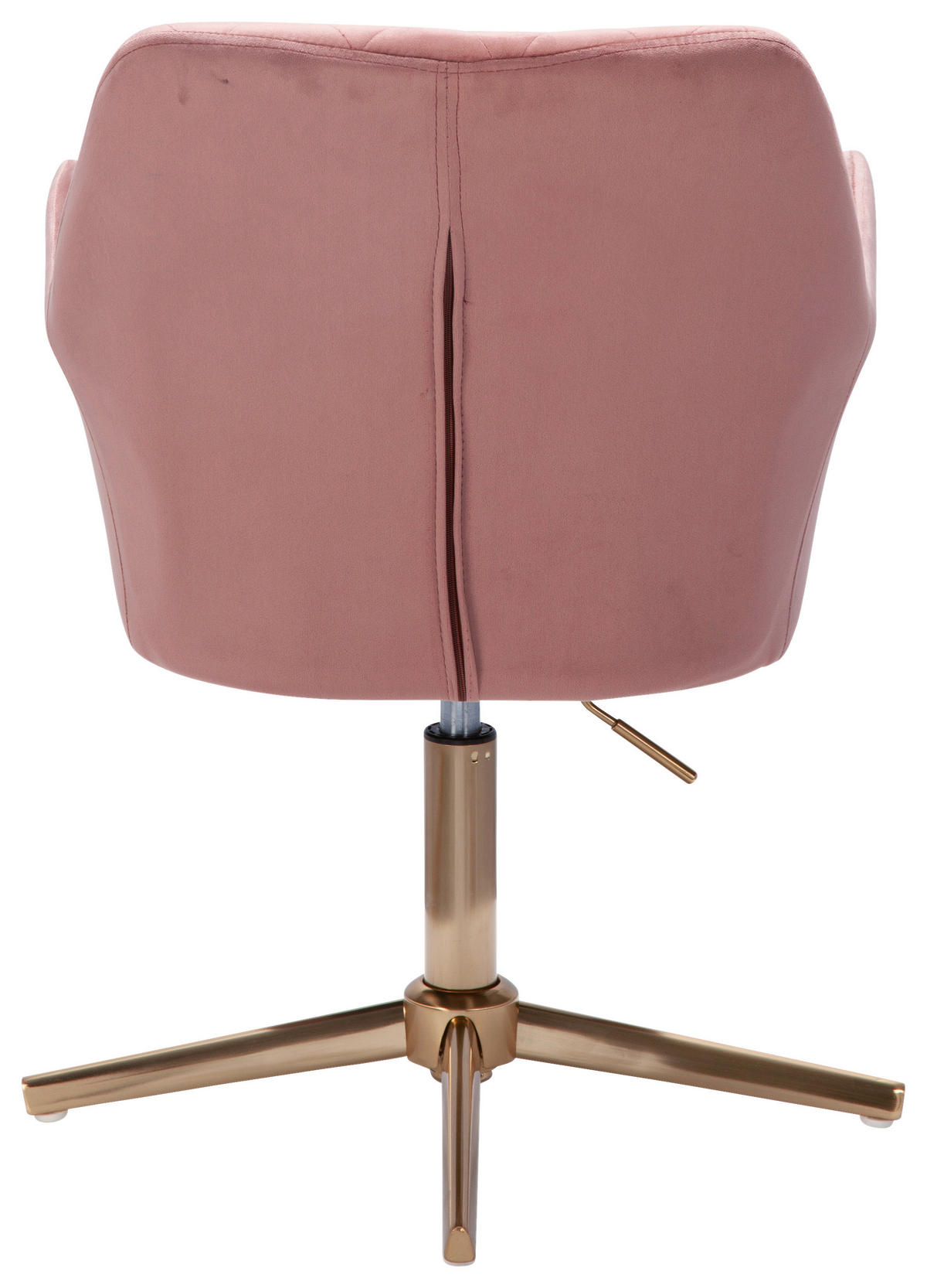 ŽIDLE S PODRUČKAMI, samet, růžová - růžová/barvy zlata, Konvenční, kov/textil (55/97/55cm) - MID.YOU