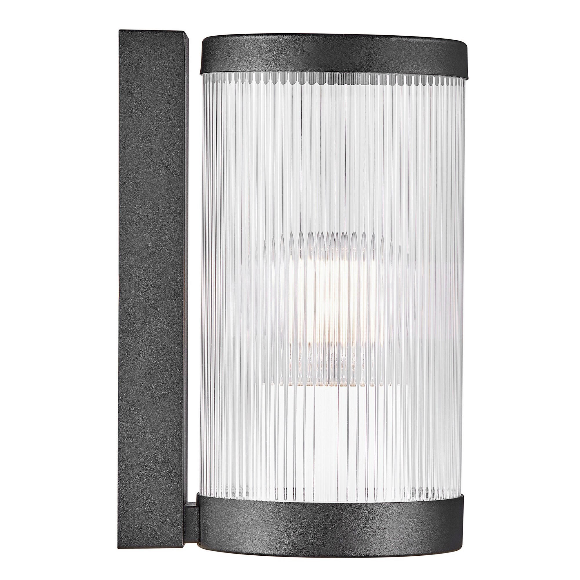 AUßENWANDLEUCHTE 13/16,8/25 cm   - Schwarz, Trend, Kunststoff (13/16,8/25cm) - Nordlux