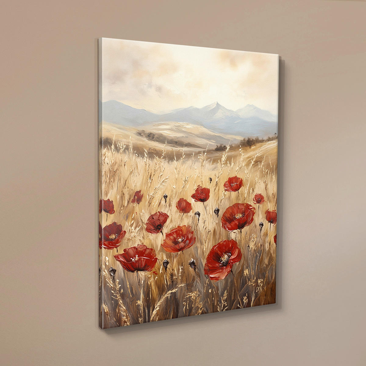 LEINWANDBILD Landschaft & Natur, Blumen 60/80 cm  - Multicolor, Basics, Holz/Textil (60/80cm)