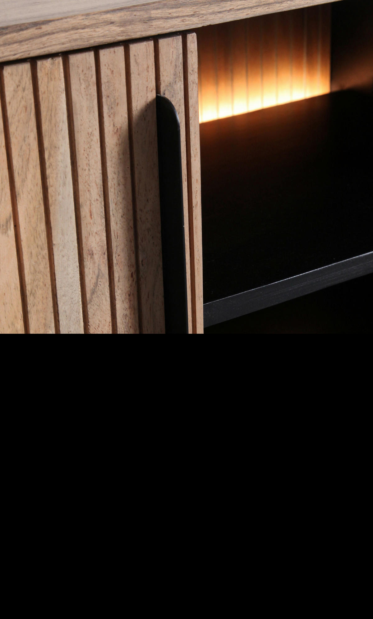 LOWBOARD  in  - Grau, KONVENTIONELL, Holz/Metall (175cm) - Livetastic