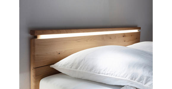 BETT 180/200 cm  in Eiche Bianco  - Eiche Bianco, Natur, Holz (180/200cm) - Linea Natura