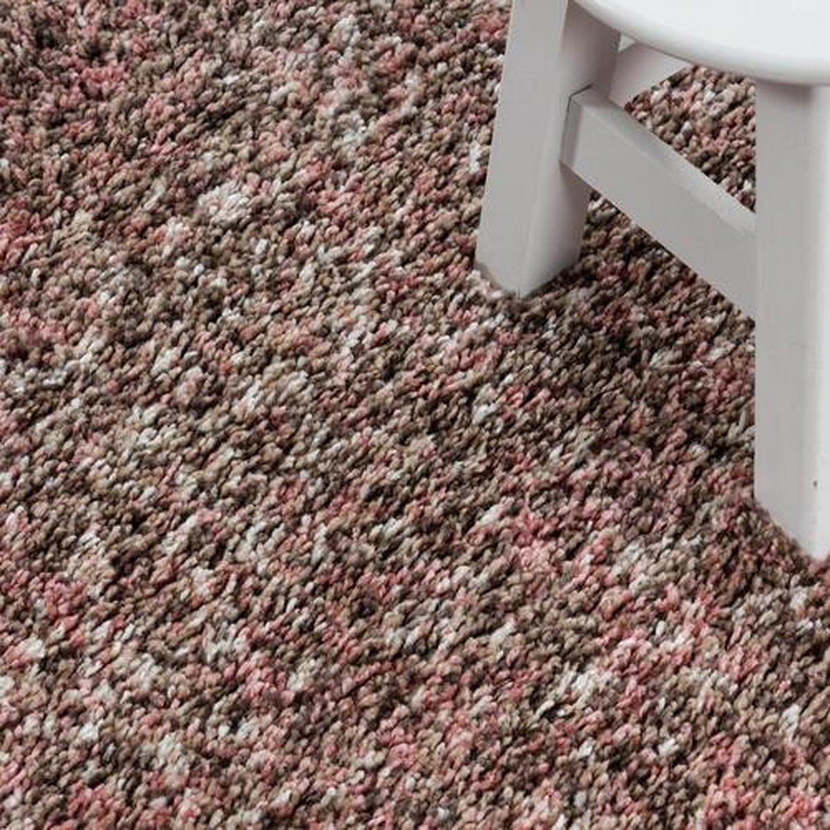 HOCHFLORTEPPICH 140/200 cm Enjoy Rosa  - Rosa, KONVENTIONELL, Textil (140/200cm) - Novel