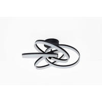 LED-DECKENLEUCHTE 65/27 cm   - Schwarz, Basics, Kunststoff (65/27cm) - Schöner Wohnen