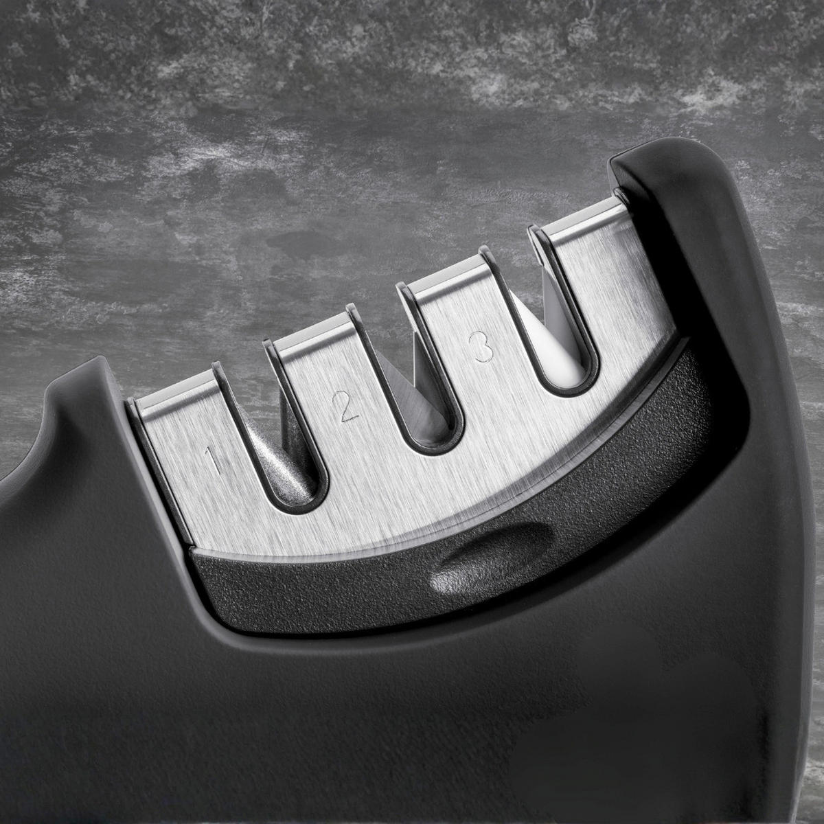MESSERSCHÄRFER  Keramik  - Schwarz, Basics, Keramik/Kunststoff (20/4.5/7.5cm) - CHEF CUISINE
